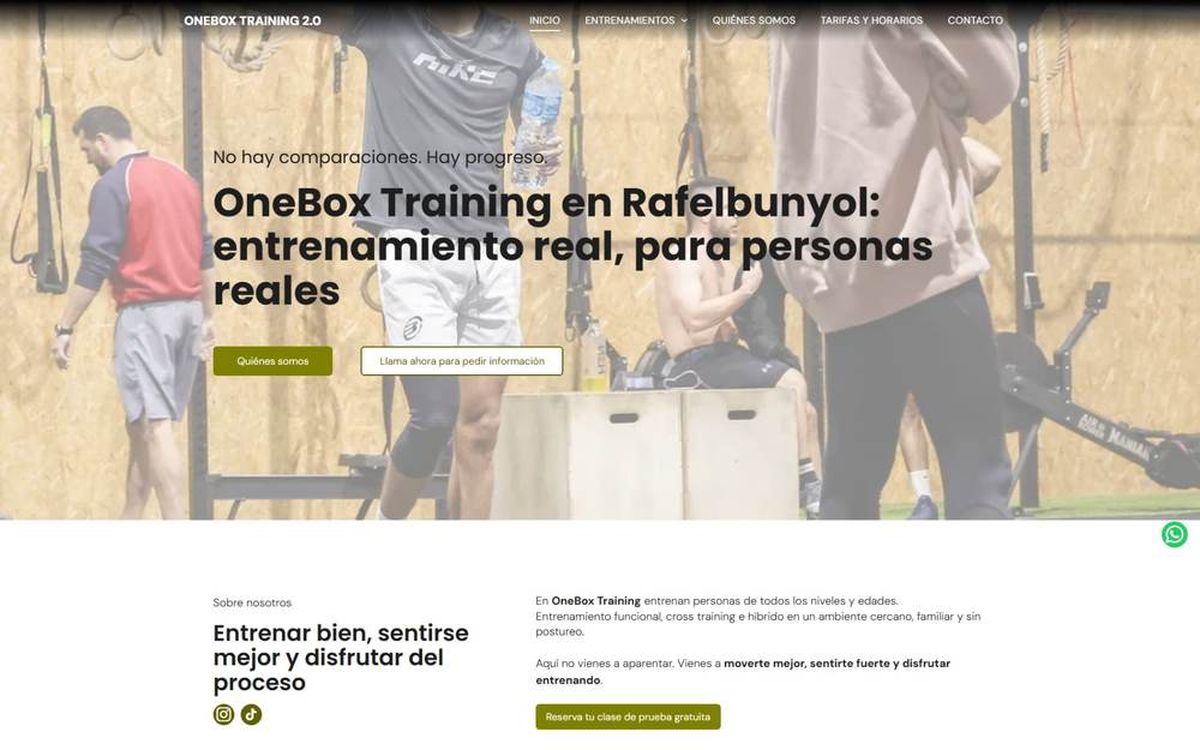 Web de OneBox Training